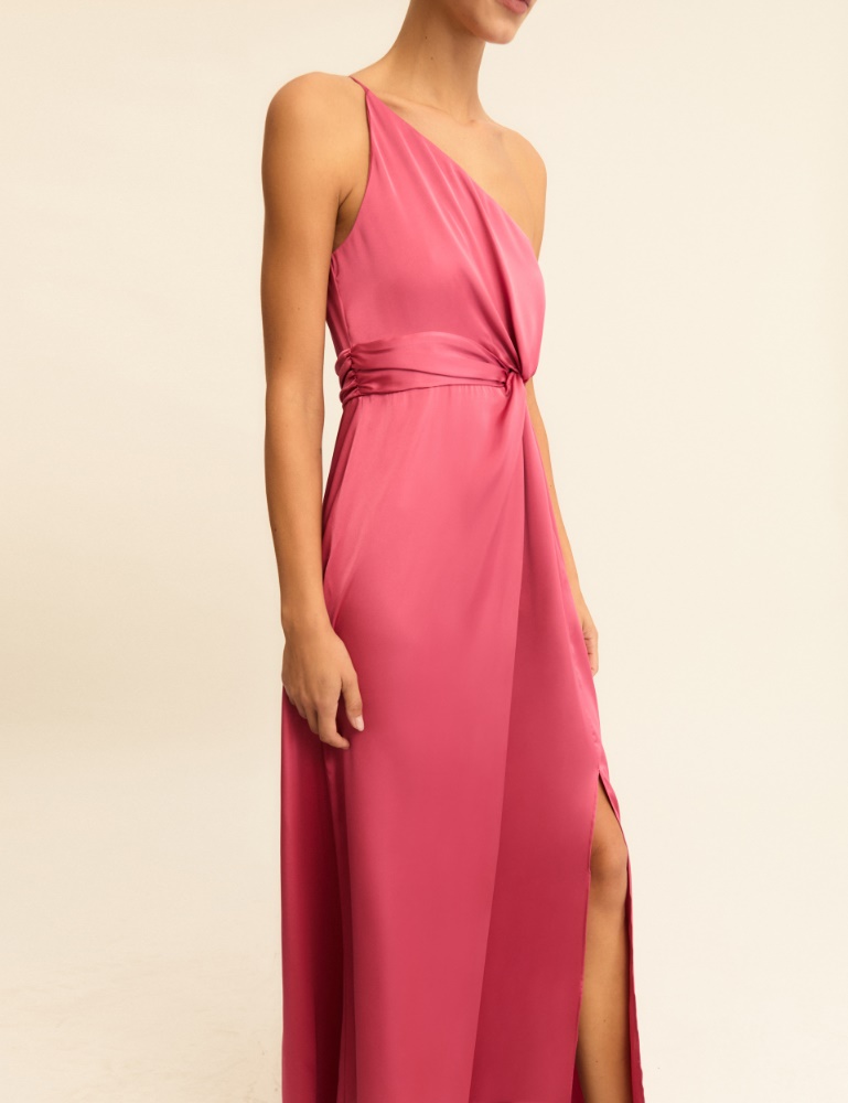 Knot-detail one-shoulder dress - Emme - 5