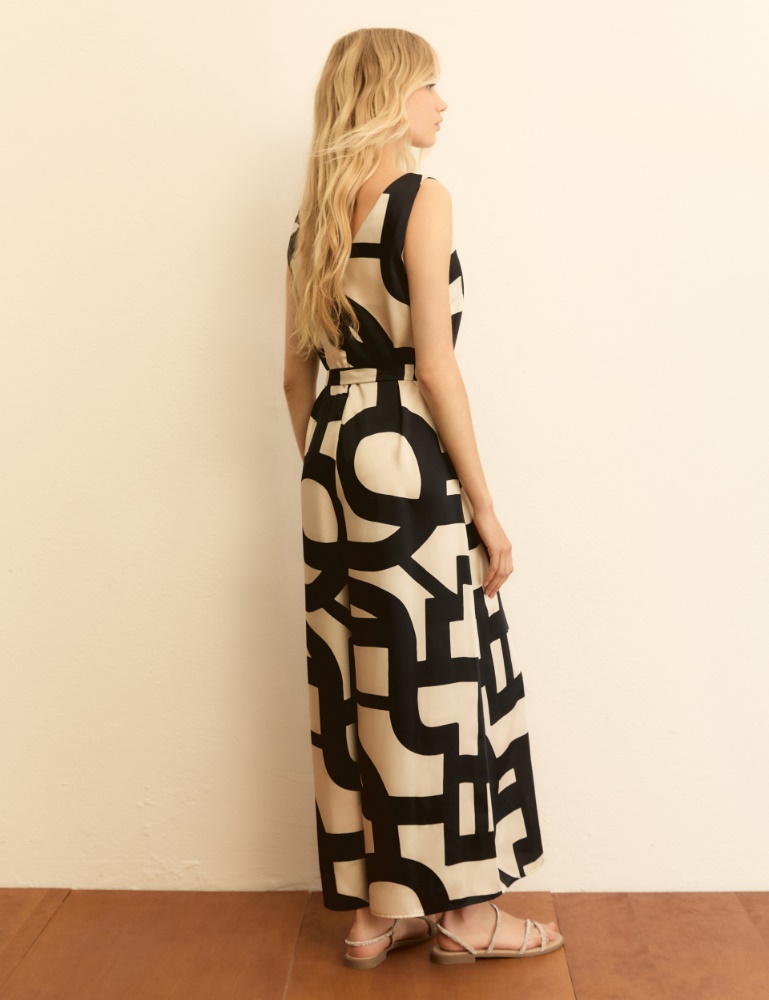 Belted twill jumpsuit - Emme - 3