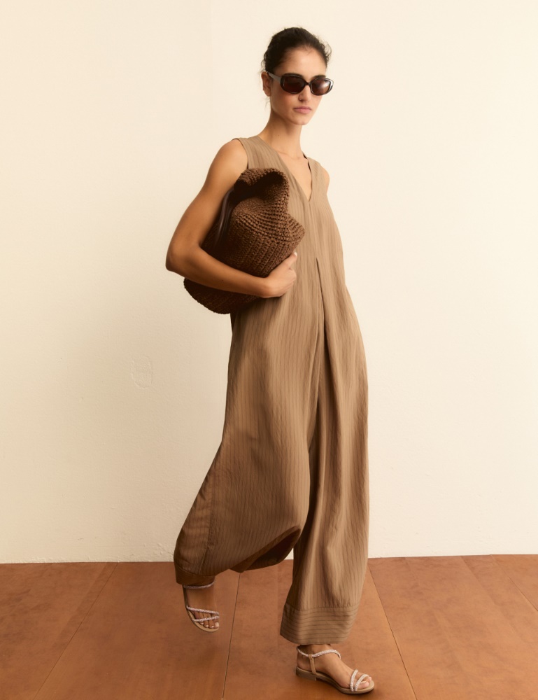 Relaxed-fit viscose jumpsuit - Emme