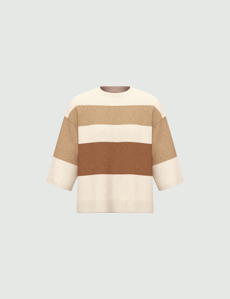 Linen-blend boxy sweater - Emme - 2