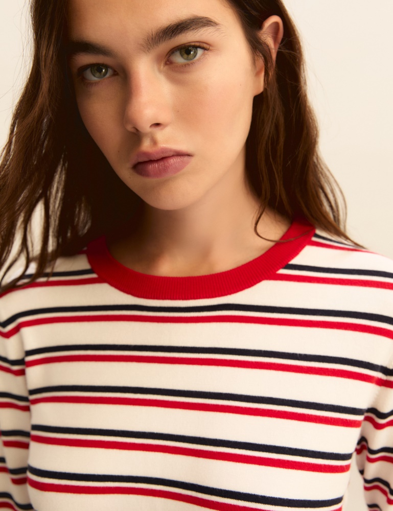 Stretch viscose sweater - Emme - 5