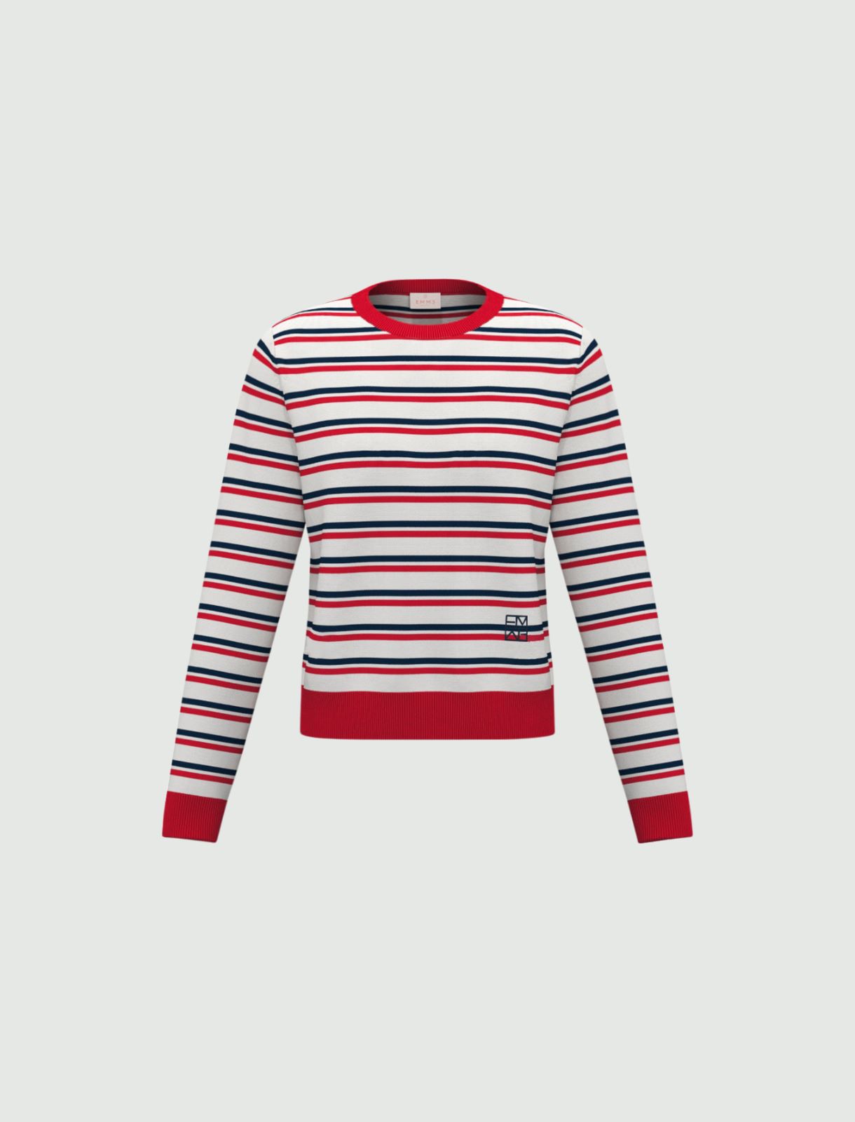 Stretch viscose sweater - WHITE - Emme - 6