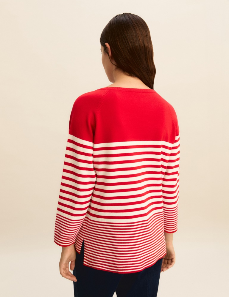 Stretch viscose sweater - Emme - 3