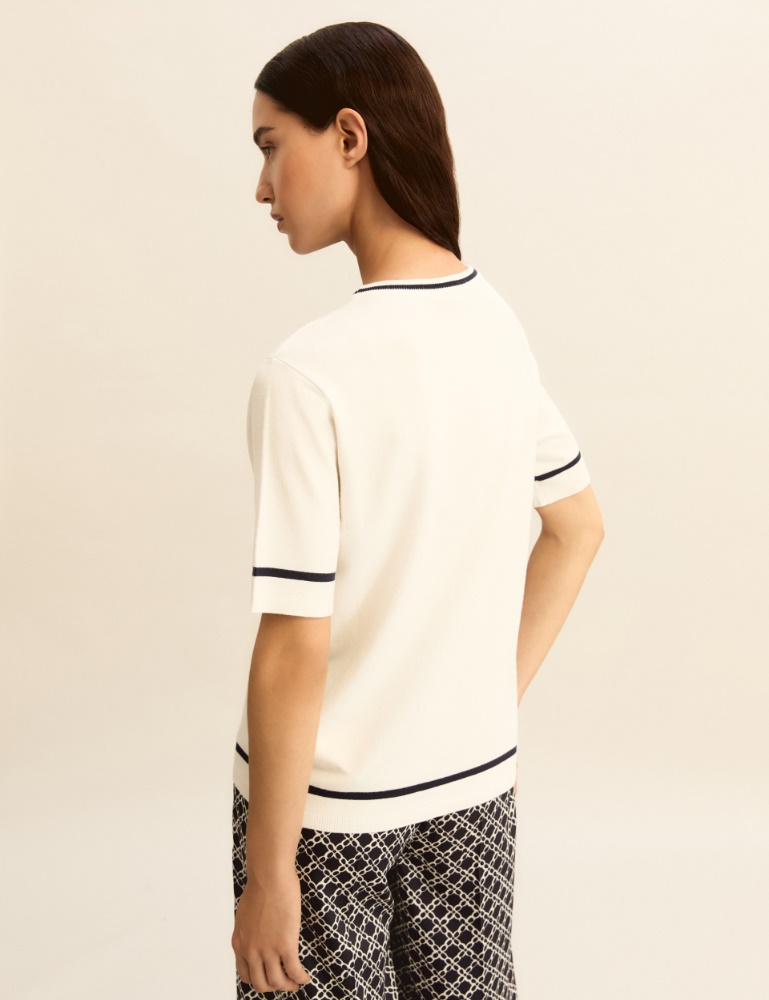 Stretch viscose T-shirt - Emme - 3
