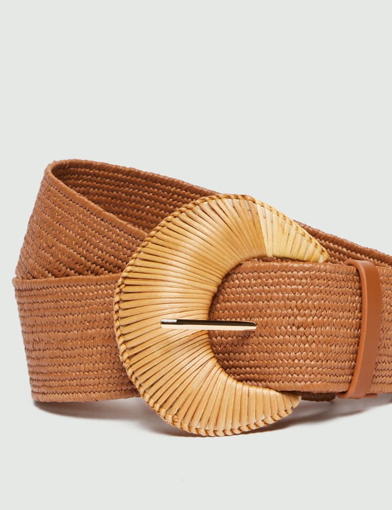 Stretch raffia belt - Emme - 3