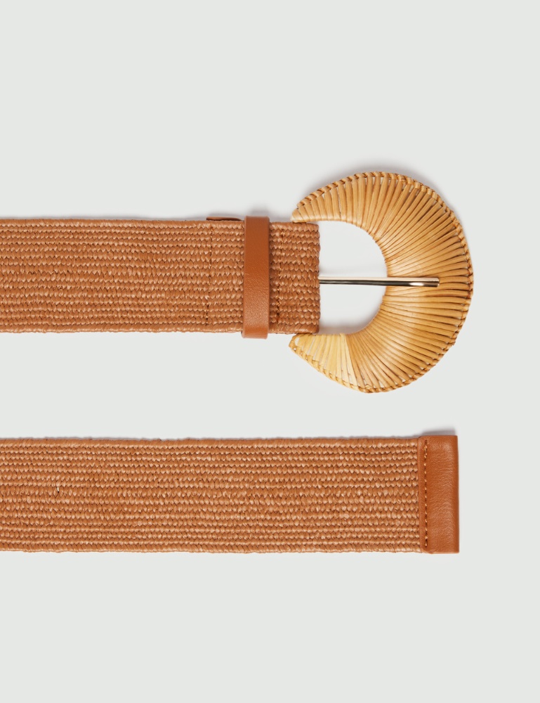 Stretch raffia belt - Emme - 4