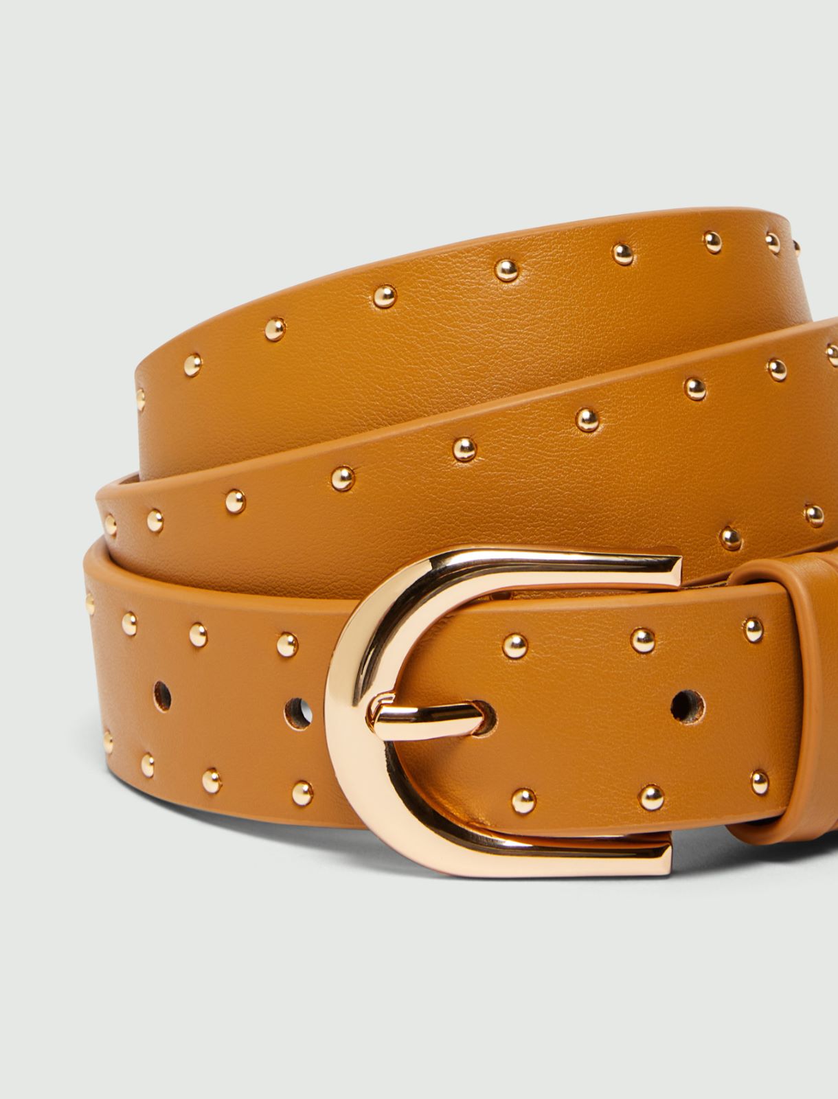 Micro-studded belt - CAMEL - Emme - 4