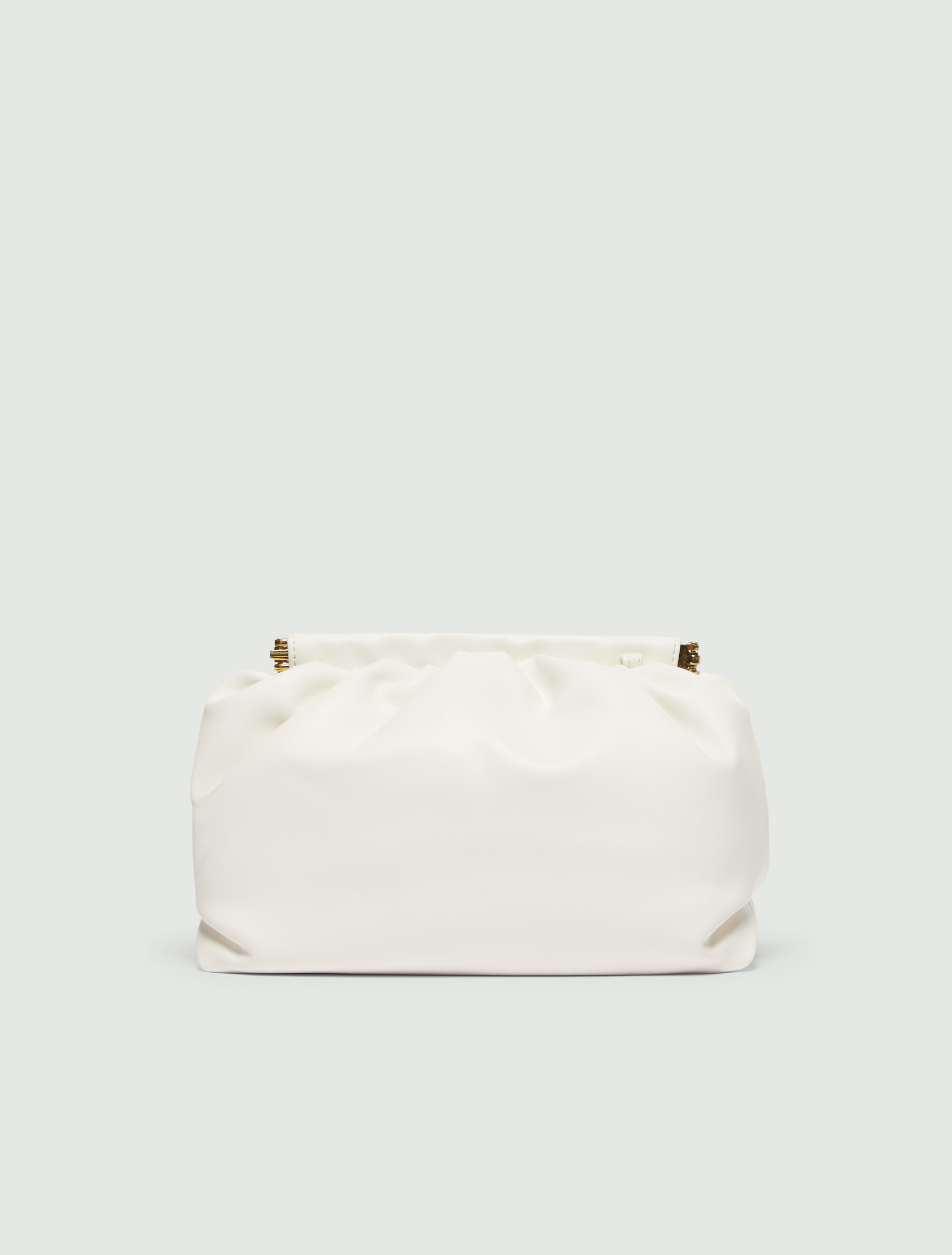 Unstructured clutch - WHITE - Emme - 2