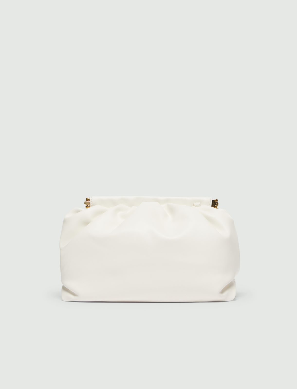 Unstructured clutch - WHITE - Emme - 2