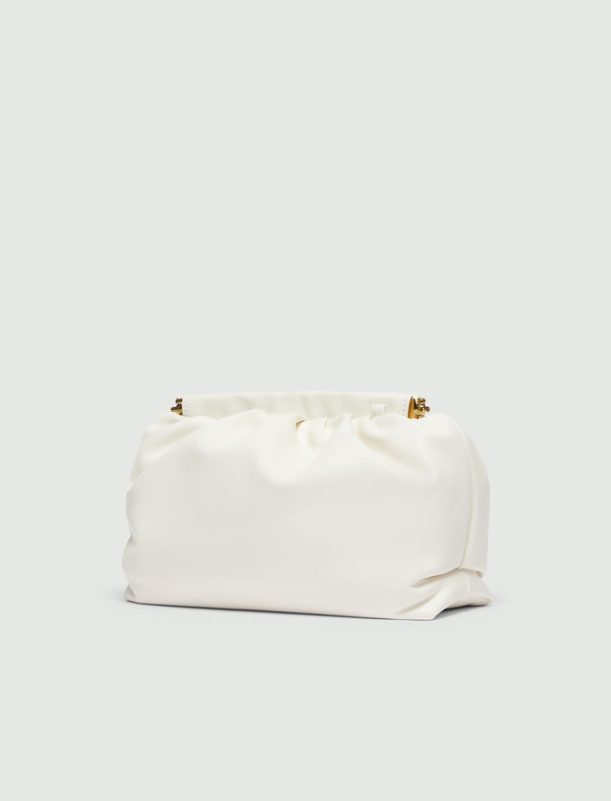 Unstructured clutch - WHITE - Emme - 5