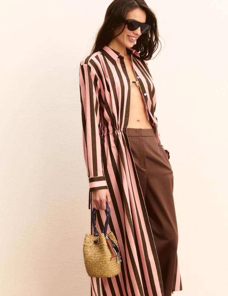 Straw bucket bag - Emme