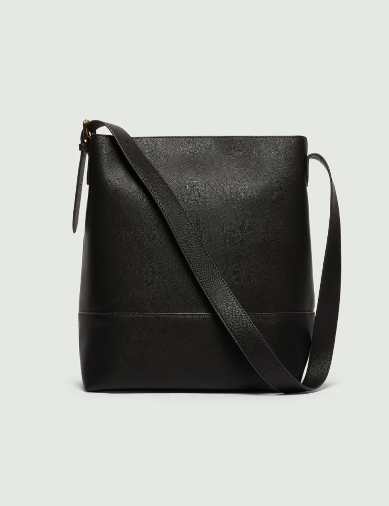 Large Saffiano leather-look bag - Emme - 2