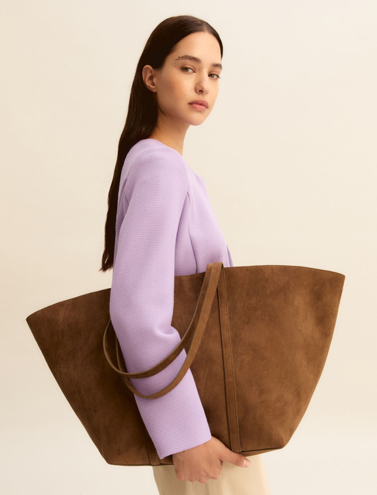 Shopper con pochette - TESTA DI MORO - Emme