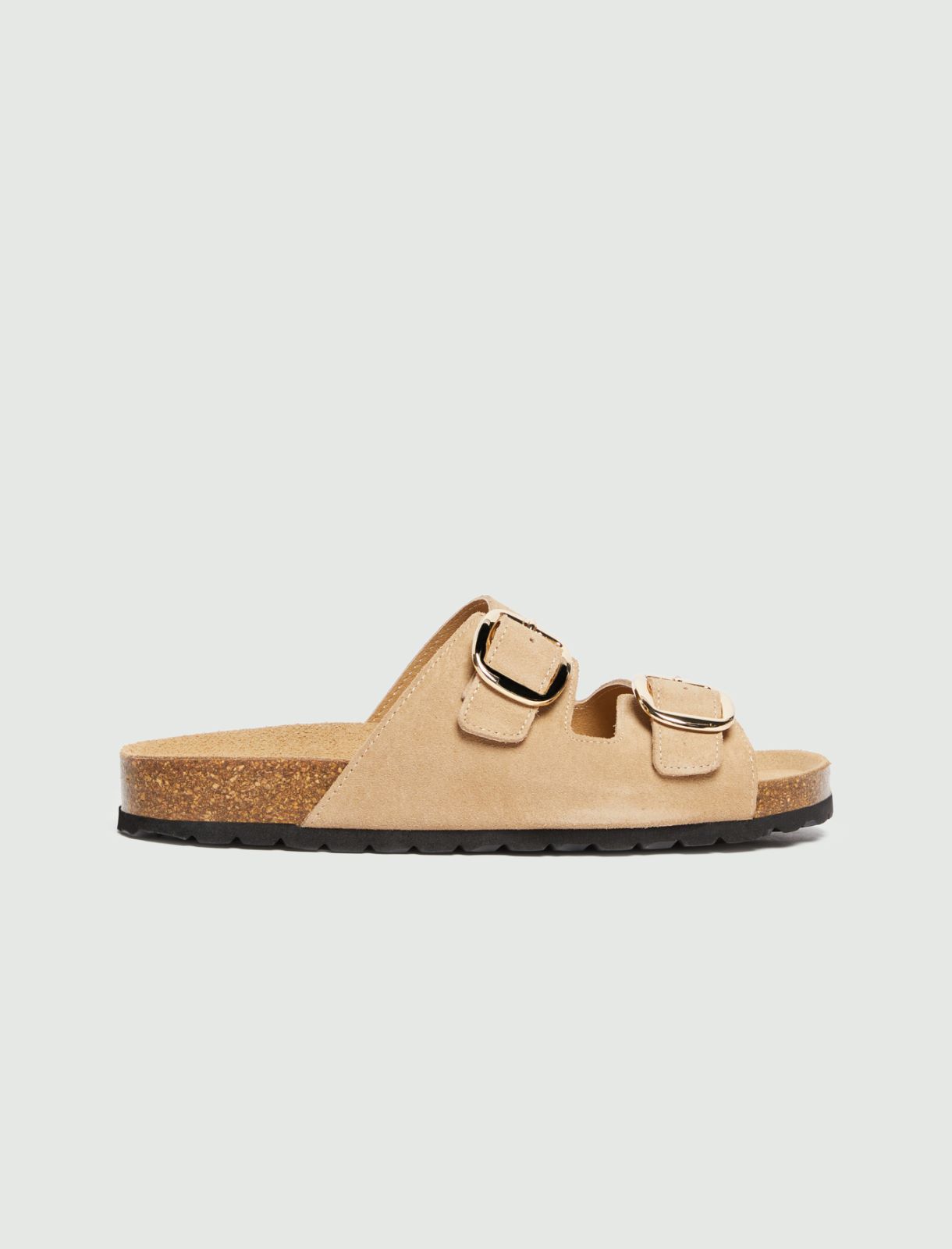 Cork-soled sandals - BEIGE - Emme - 2