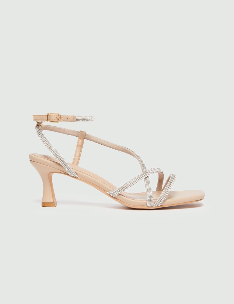 Crystal-adorned sandals - Emme - 2