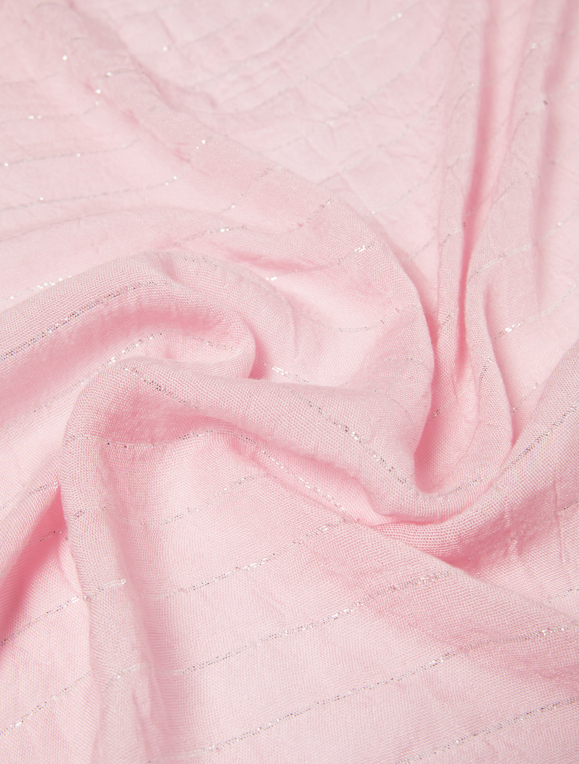 Lurex yarn stole - PINK - Emme - 3