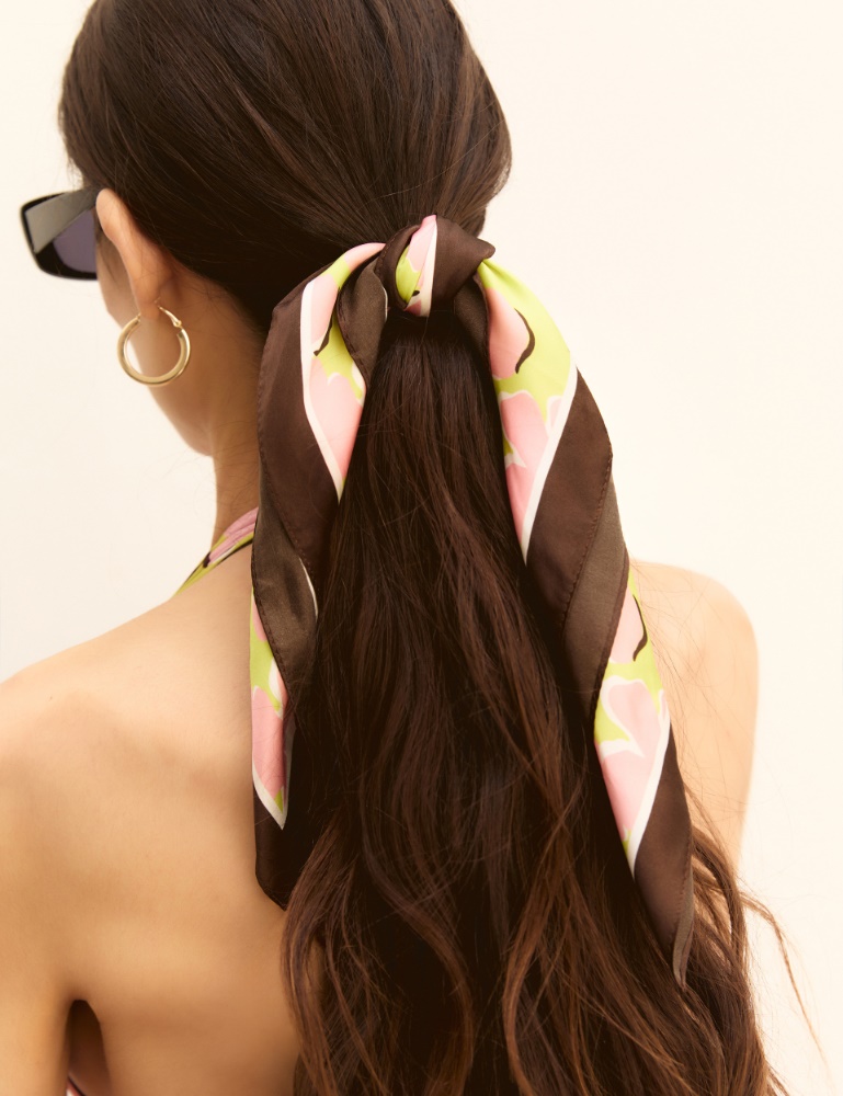 Silk twill bandana - Emme