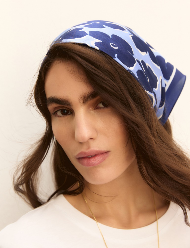 Silk twill bandana - Emme