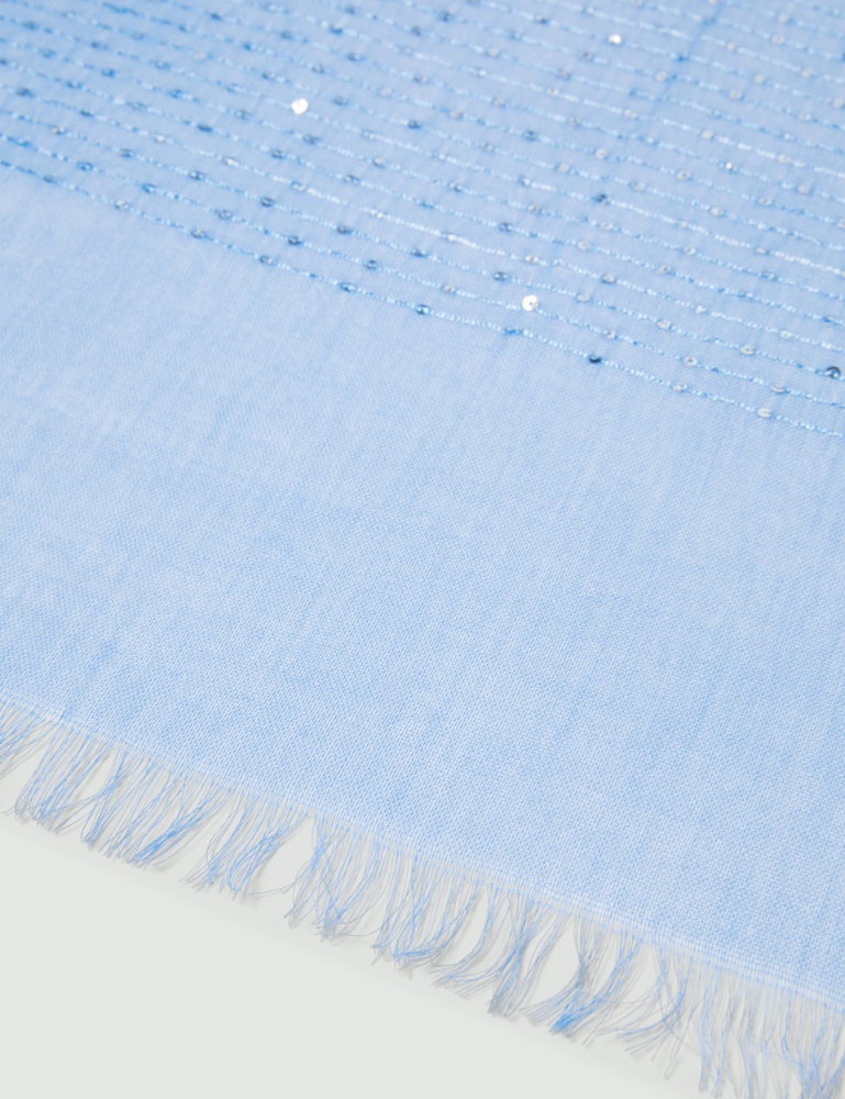 Sequinned scarf - Emme - 3