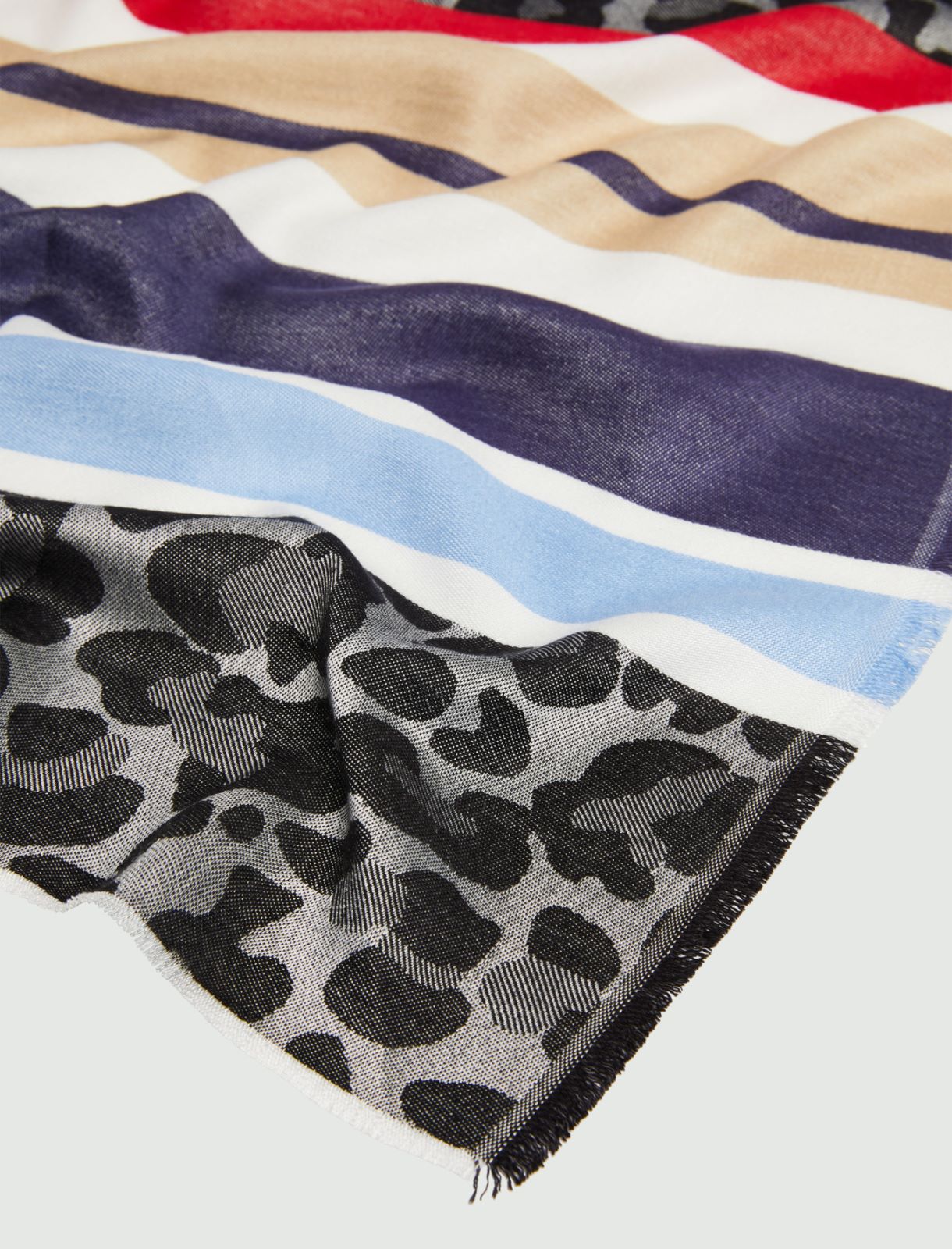 Viscose scarf - LIGHT BLUE - Emme - 3