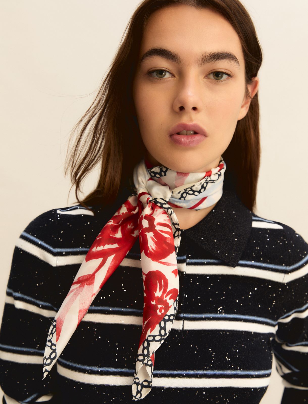 Twill scarf - RED - Emme