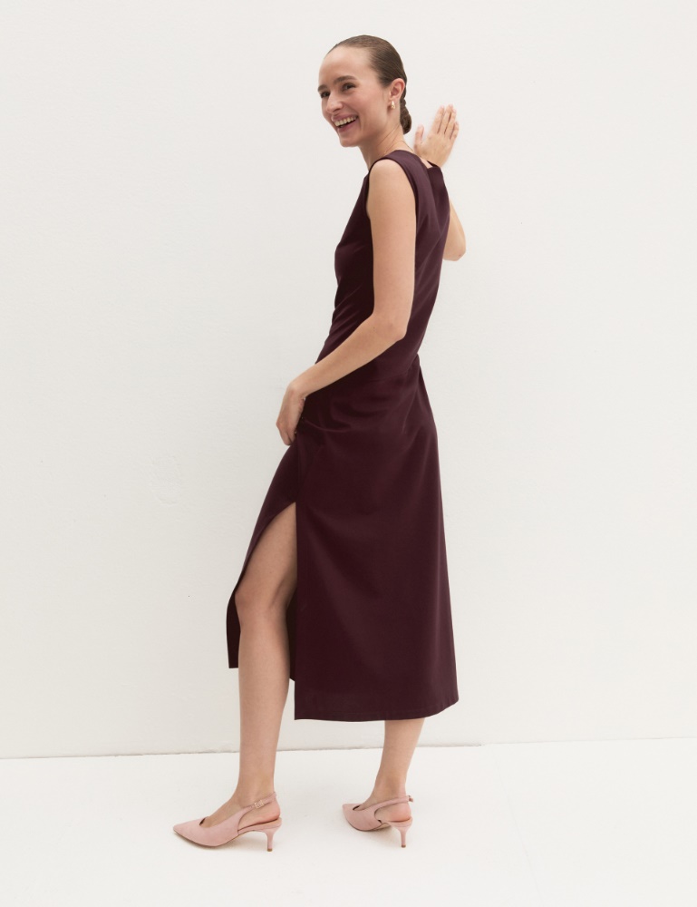 Abito midi smanicato - Emme - 5