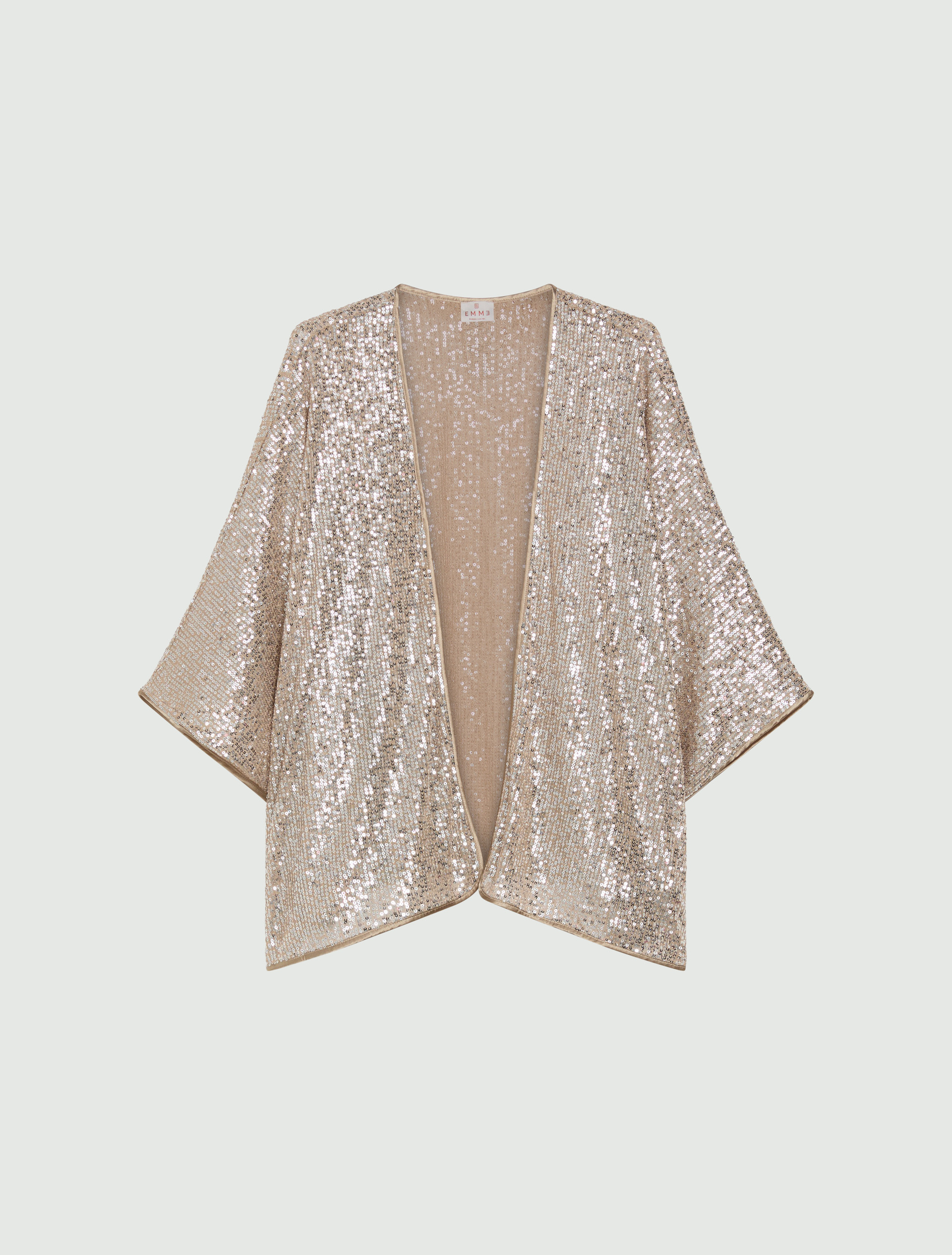 Sequinned shrug - BEIGE - Emme - 2