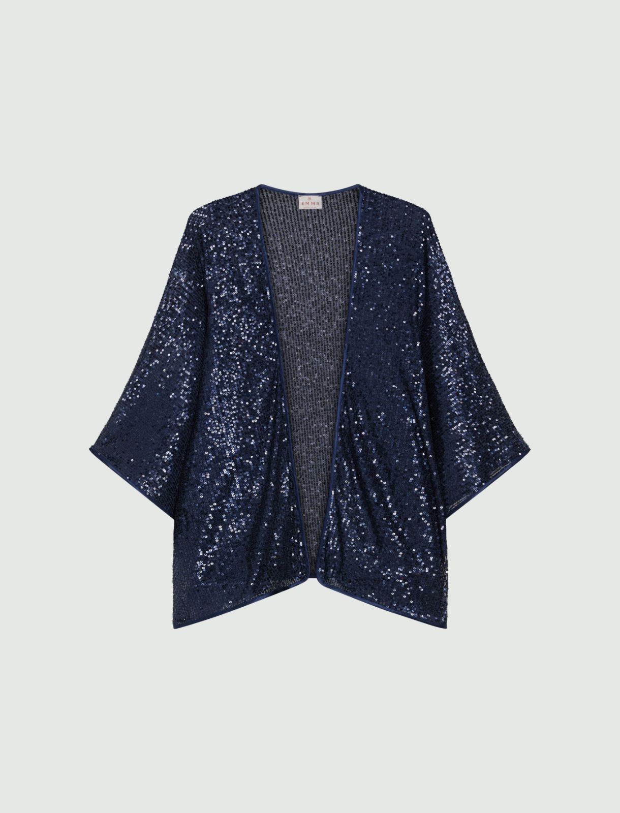 Sequinned shrug - MIDNIGHTBLUE - Emme - 2