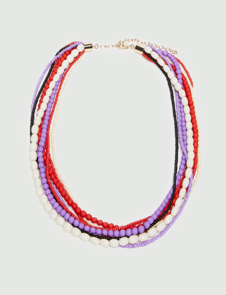Multicolour-bead necklace - Emme - 2