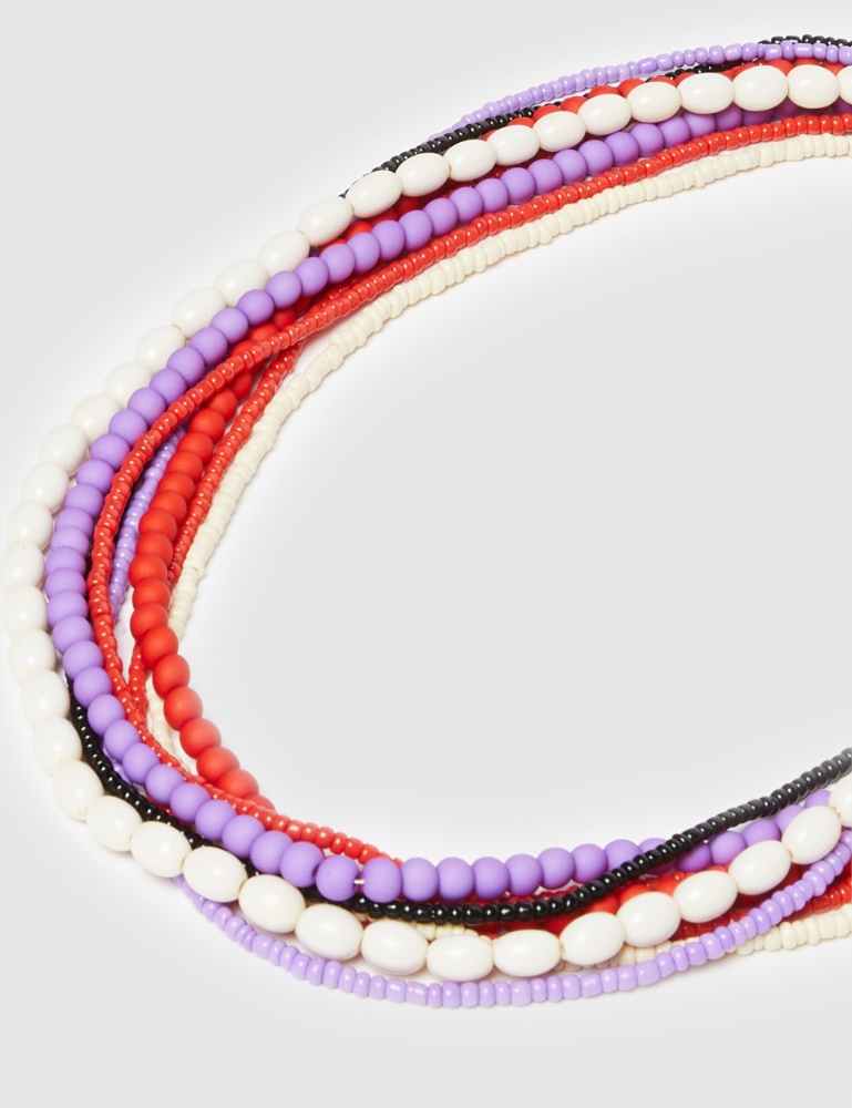 Multicolour-bead necklace - Emme - 3
