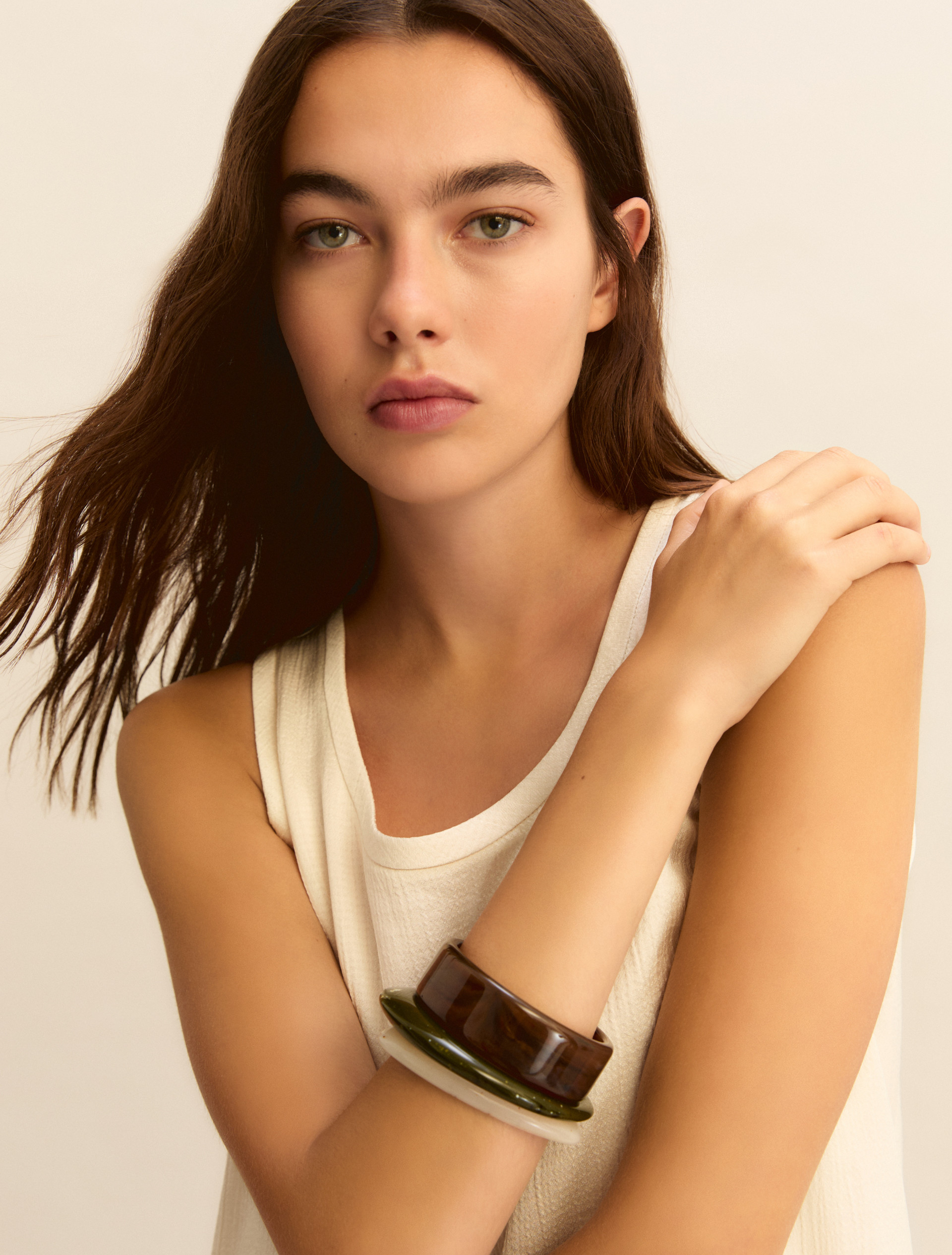 3-bracelet set - BROWN - Emme - 1