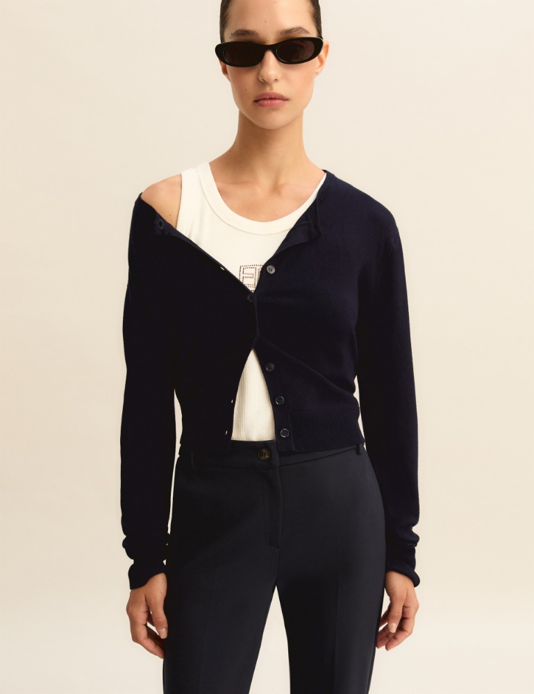 Stretch jersey trousers - Emme - 5