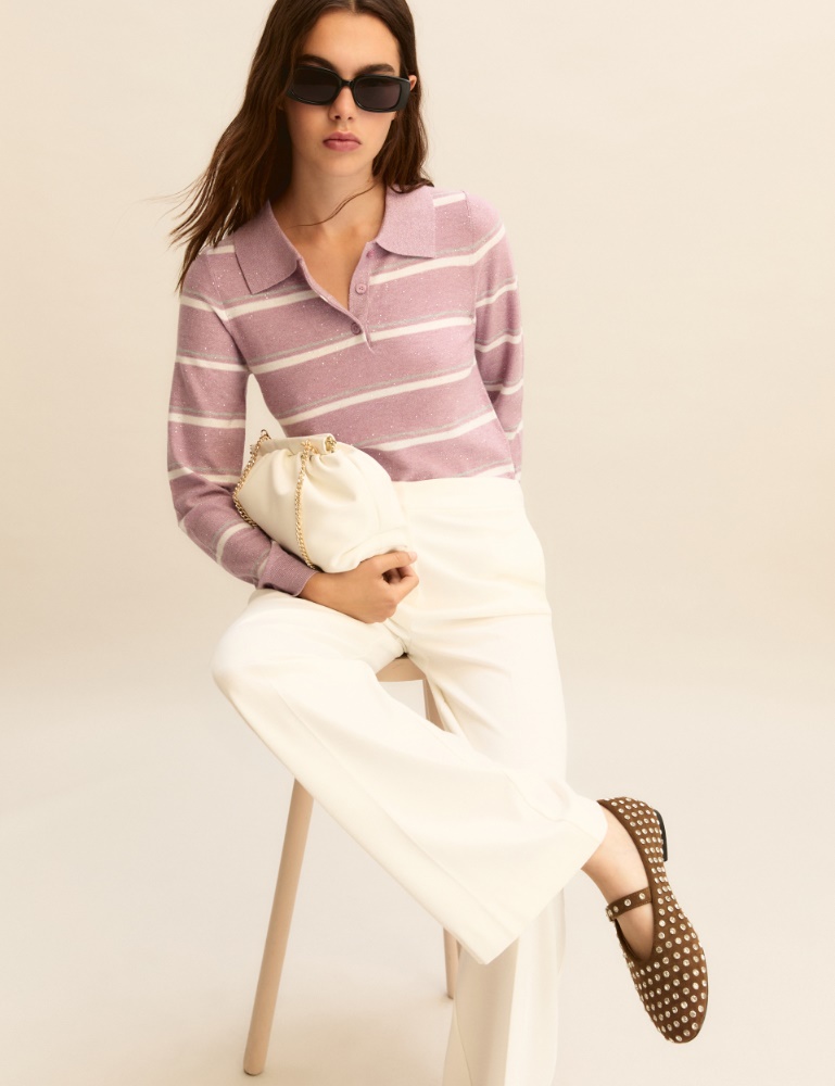 Wide-fit jersey trousers - Emme