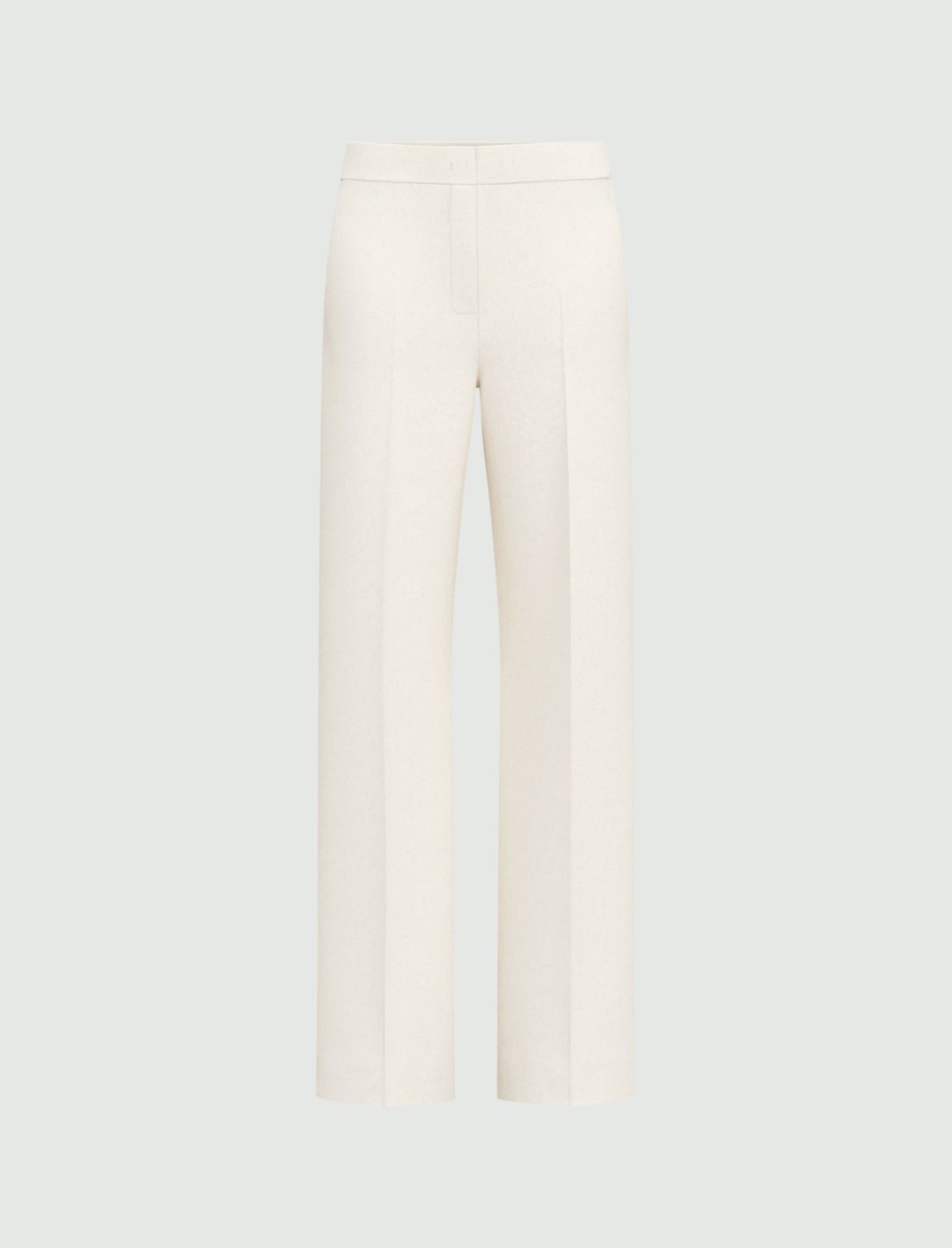 Wide-fit jersey trousers - WHITE - Emme - 4
