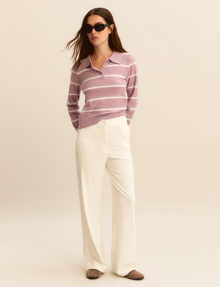 Wide-fit jersey trousers - Emme - 2