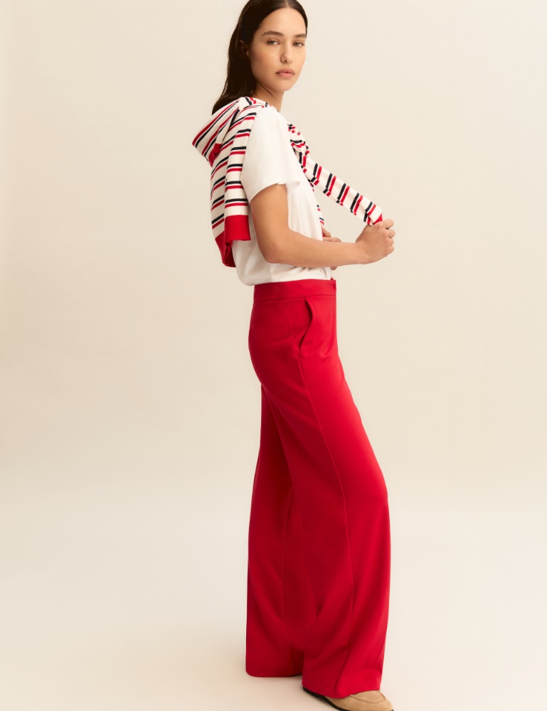 Wide-fit jersey trousers - Emme