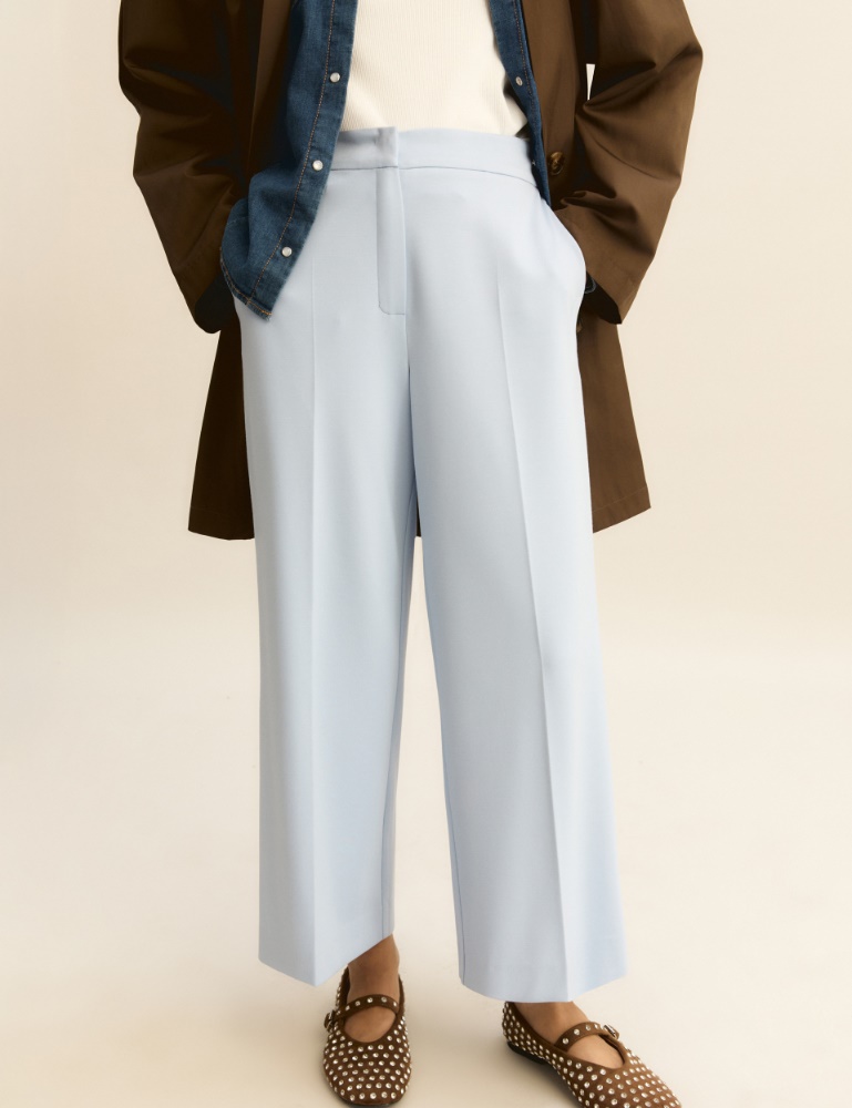 Cropped jersey trousers - Emme - 5