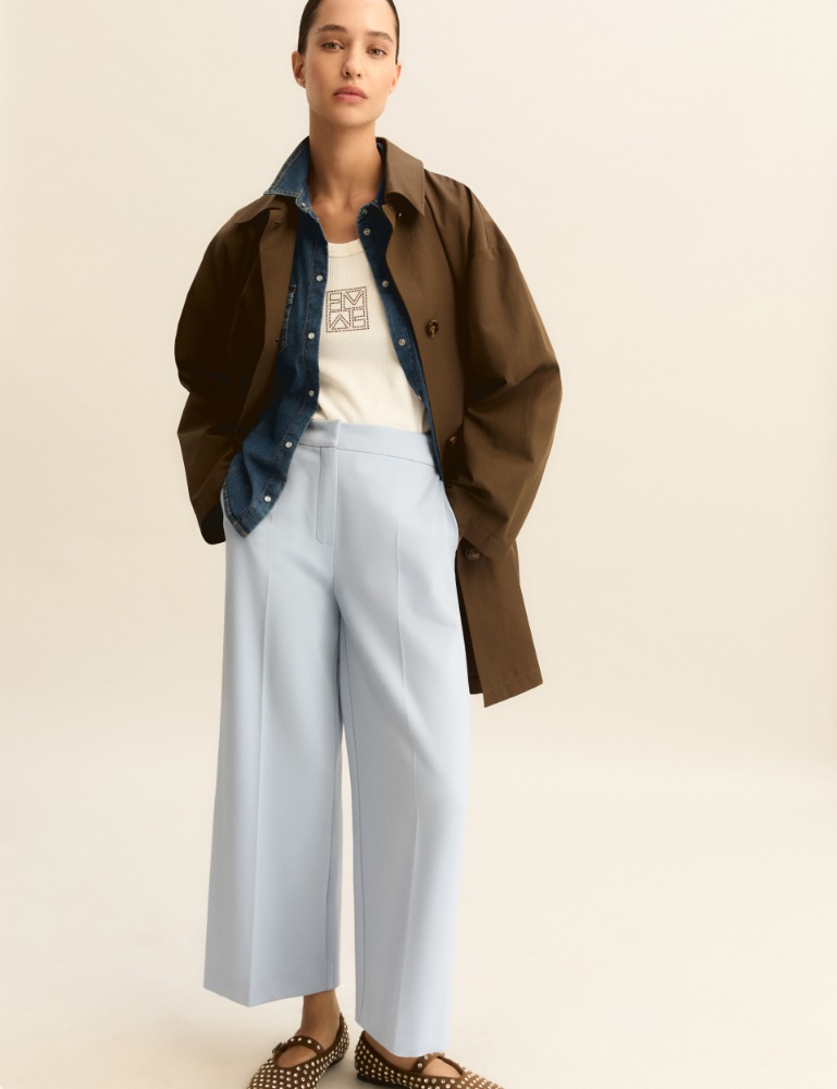 Cropped jersey trousers - Emme