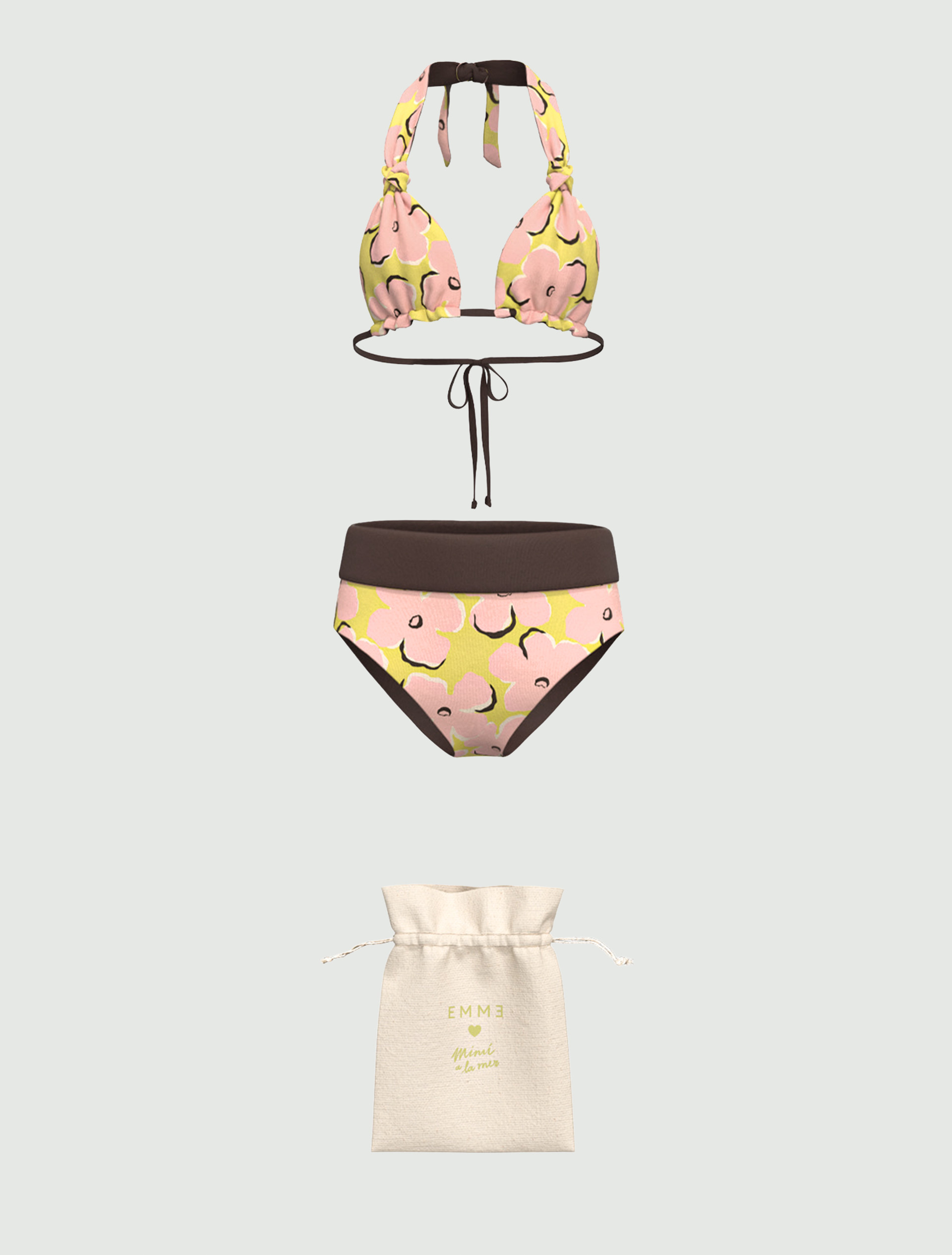 Reversible bikini - ACID YELLOW - Emme - 4