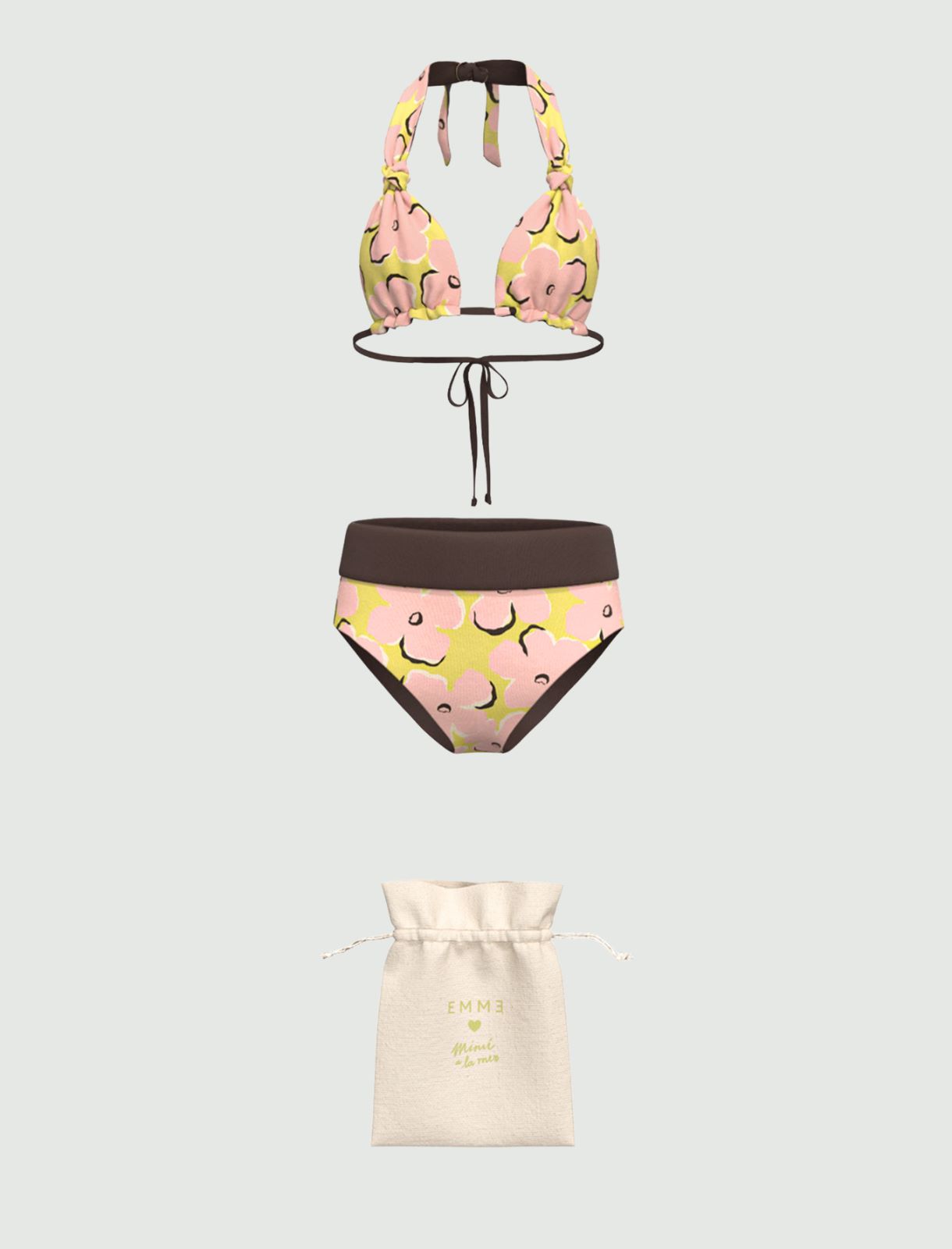 Reversible bikini - ACID YELLOW - Emme - 4