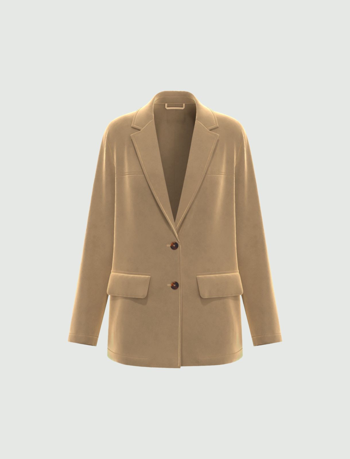Straight-fit jacket - BEIGE - Emme - 6