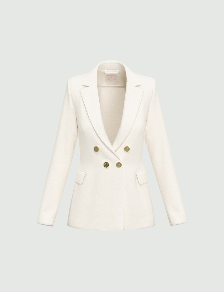 Double-breasted stretch jersey jacket - Emme - 5
