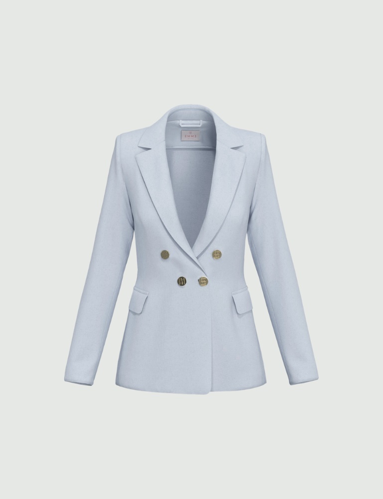 Giacca doppiopetto in jersey stretch - Emme - 4