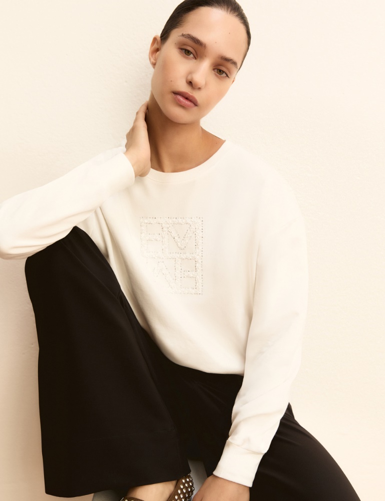 Embroidered sweatshirt - Emme