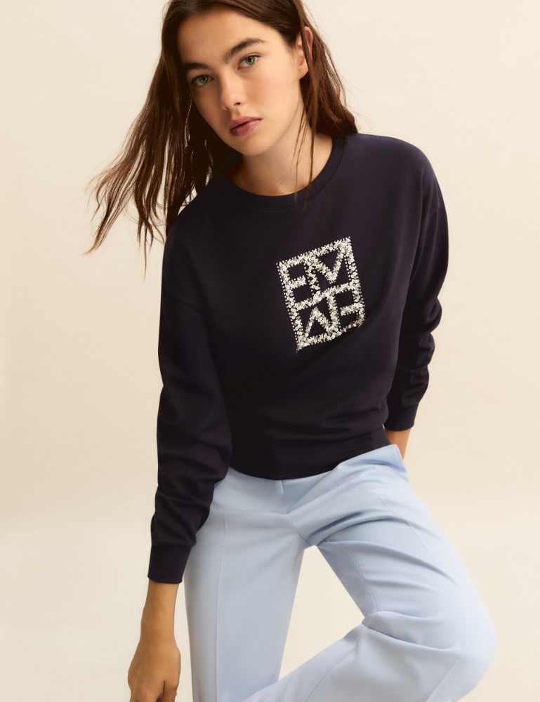 Embroidered sweatshirt - Emme