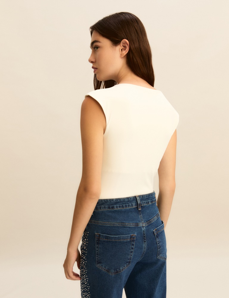 Stretch jersey bodysuit - Emme - 3