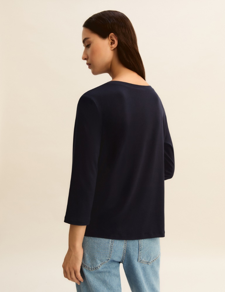 Stretch jersey T-shirt - Emme - 3