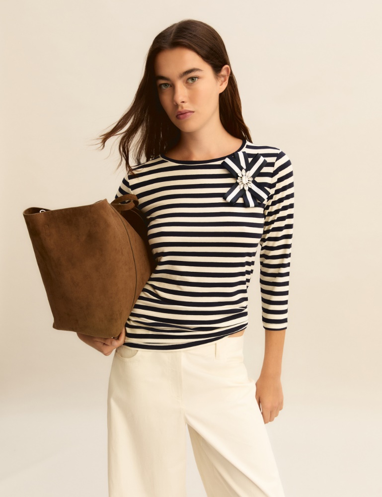 Stretch jersey T-shirt - Emme