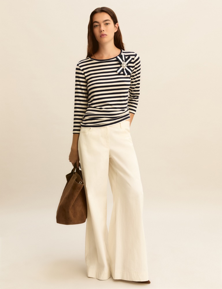 Stretch jersey T-shirt - Emme - 2