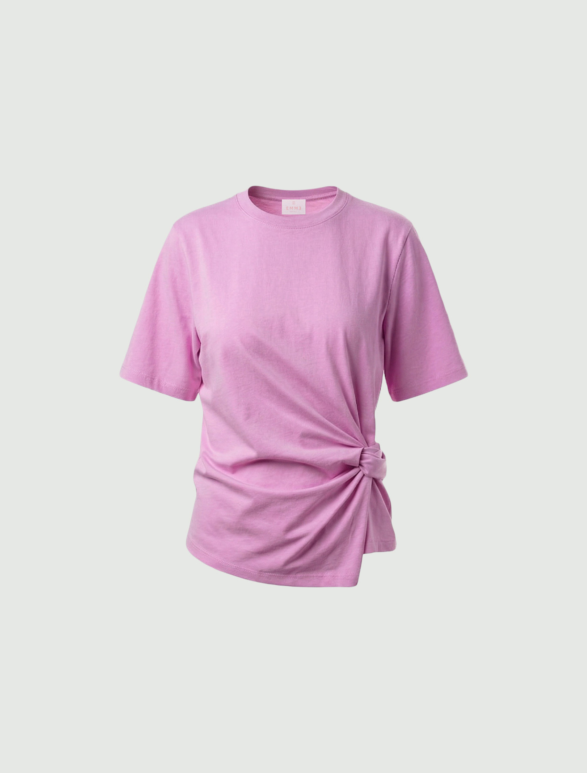 Jersey knot T-shirt - DEEP ROSE - Emme - 4